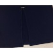 Wms Long Slit Skirt Navy